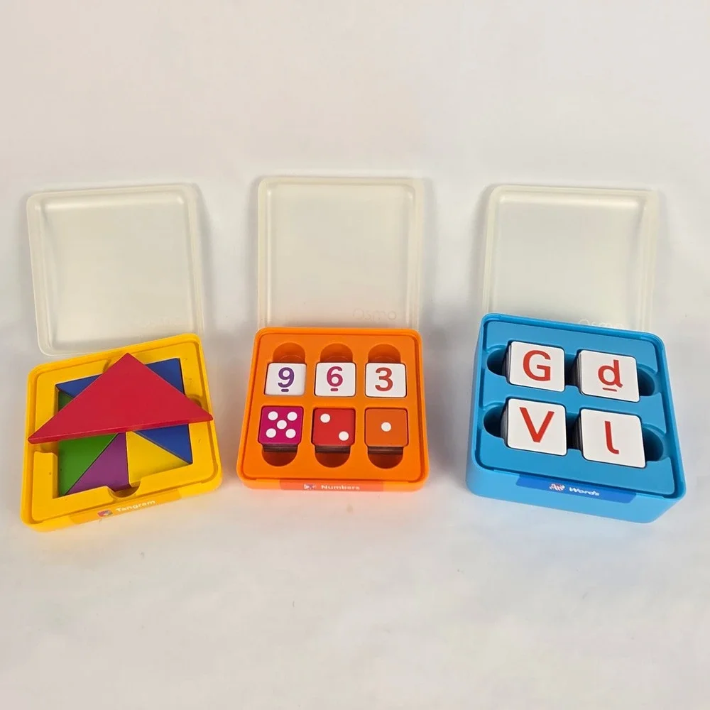 OSMO Educational Kids Game System‎ 5 Kits Pizza Coding Words Math Town